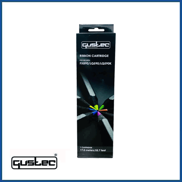 Gustec FX890/LQ590/LQ590K Compatible Ribbon (6 Pack)